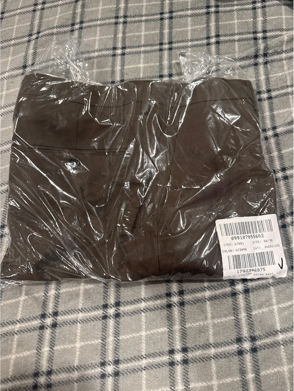 J.Crew Men’s Ludlow Slim-fit suit pant in Italian chino Brown size 36/30